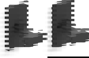 1-Hook Robe Hook in Matte Black